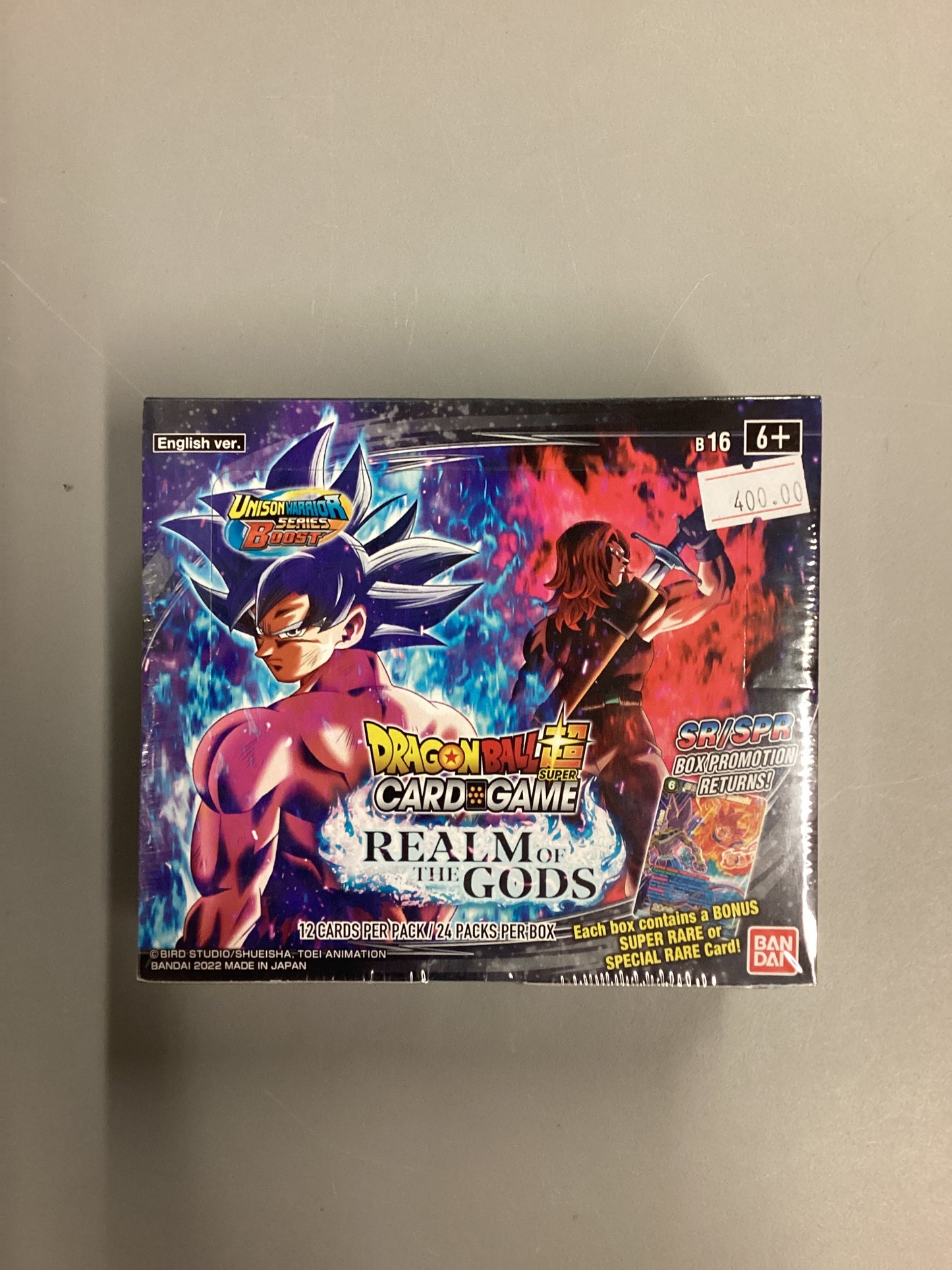 DragonBall Super Card Game Realm Of The Gods Sealed Booster Box