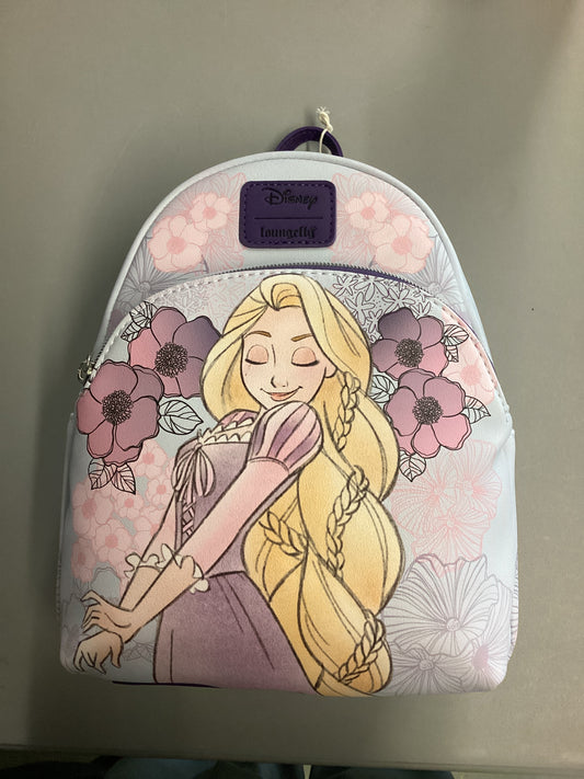 Disney Tangled Florals Loungefly Mini Backpack