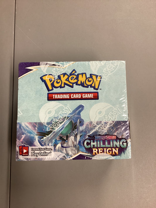 Pokemon Sword And Shield Chilling Reign Sealed Booster Box