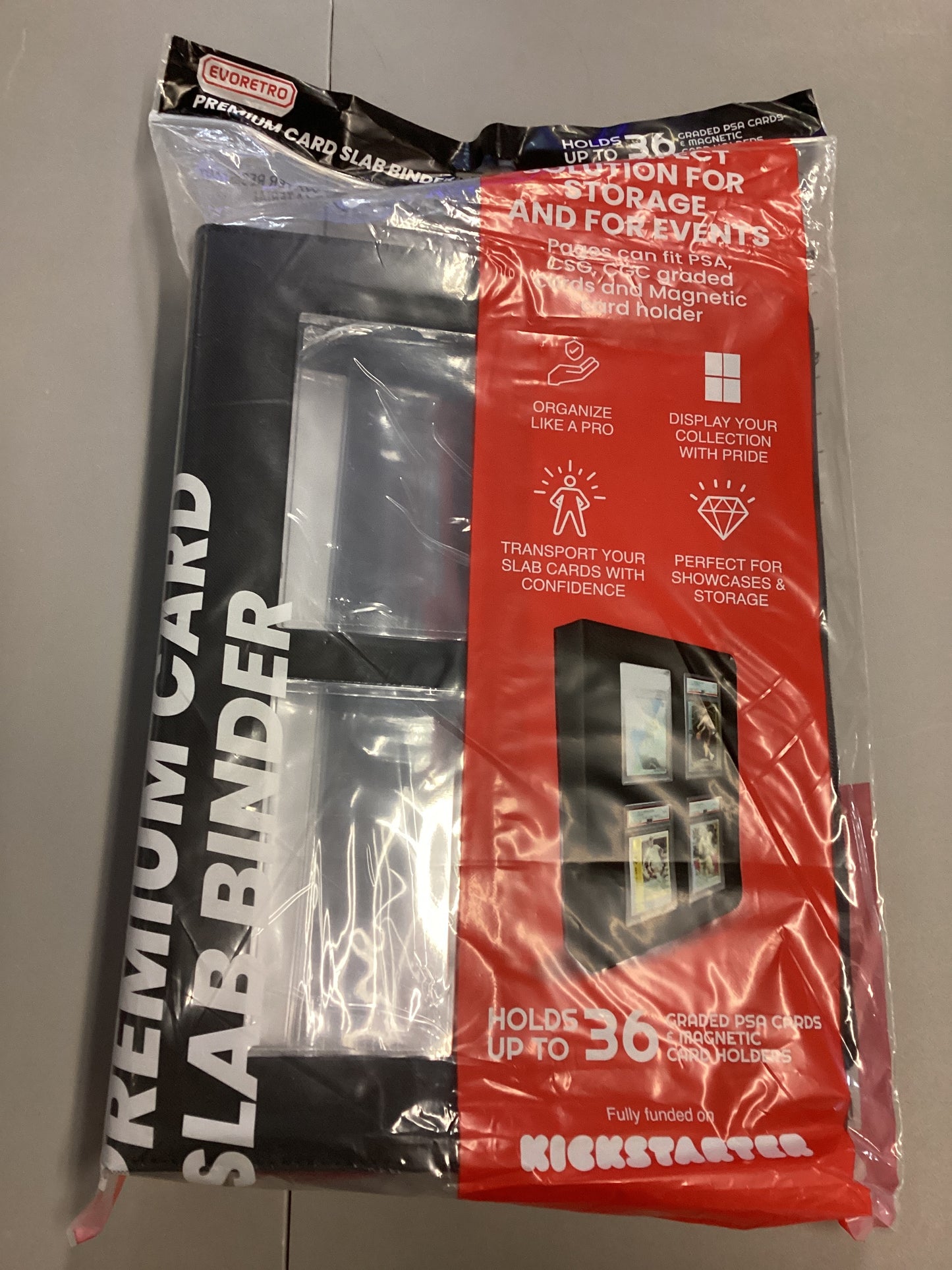 EvoRetro Premium Card Slan Binder Black