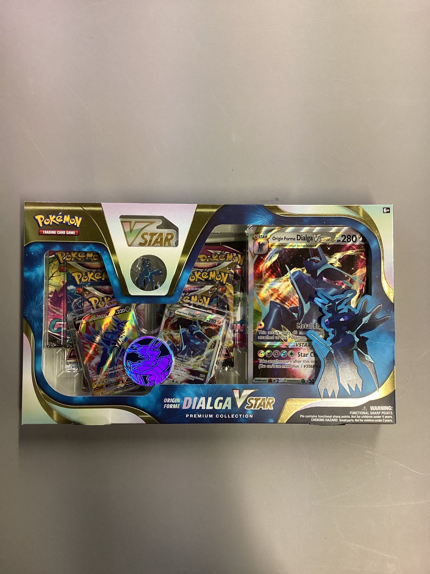 Pokemon TCG Origin Forme Dialga Vstar Premium Collection Box