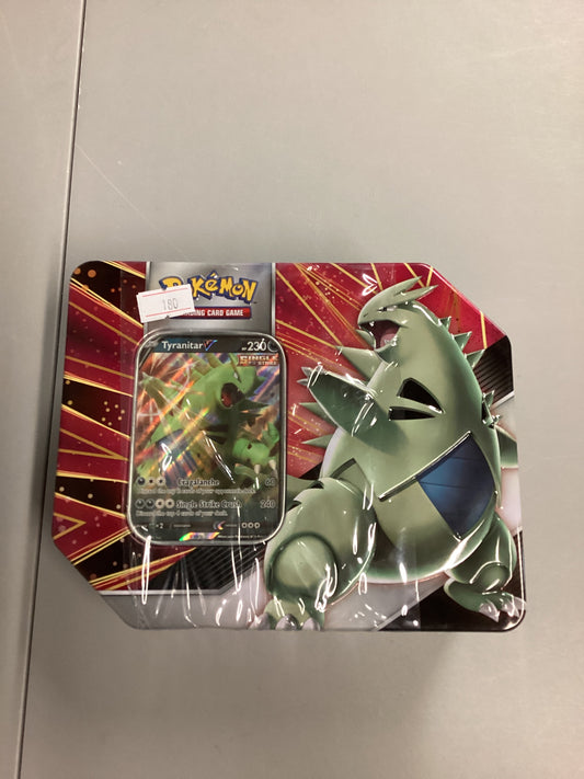 Pokemon TCG Sealed V-Strikers Tyranitar Tin