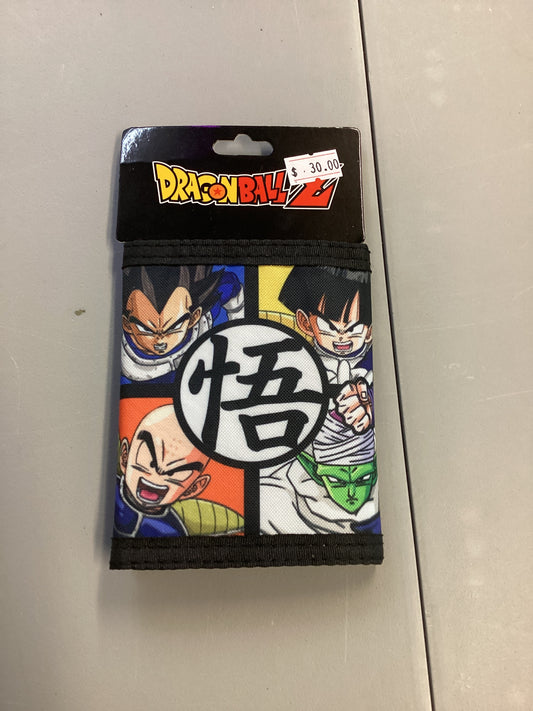 Dragon Ball Z Characters Logo Kanji Bioworld Wallet