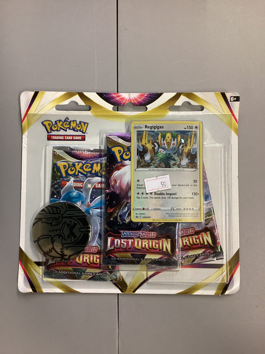 Pokemon TCG Lost Origin 3 Pack Blister Regigigas