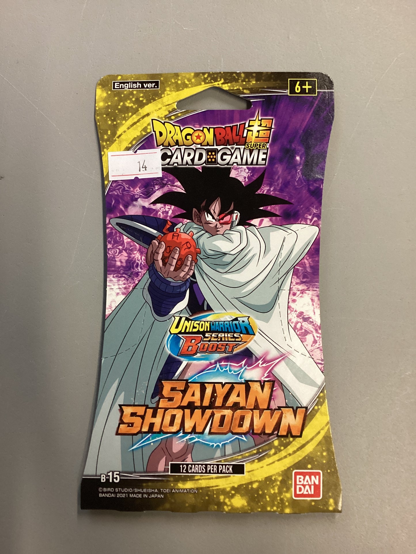 DragonBall Super Card Game Saiyan Showdown Sealed Booster Pack Blister