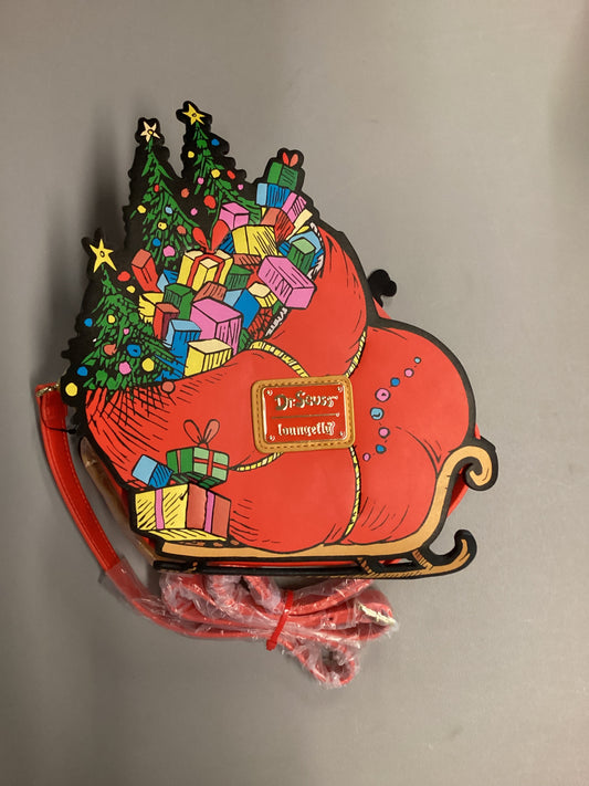 Dr Seuss The Grinch Sleigh Loungefly Crossbody Bag