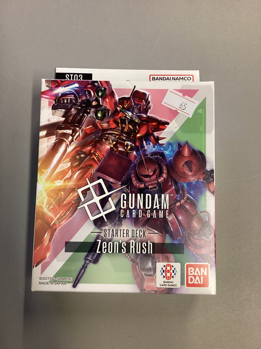 Gundam Card Game ST03 Starter Deck Zeon’s Rush
