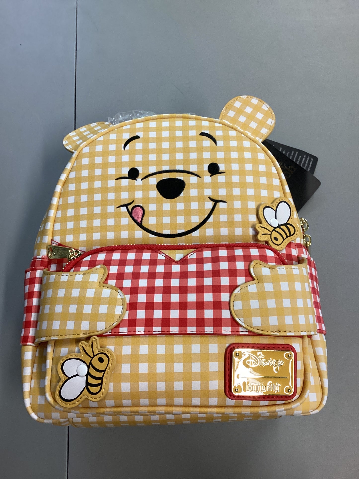 Winnie The Pooh Gingham Loungefly Mini Backpack