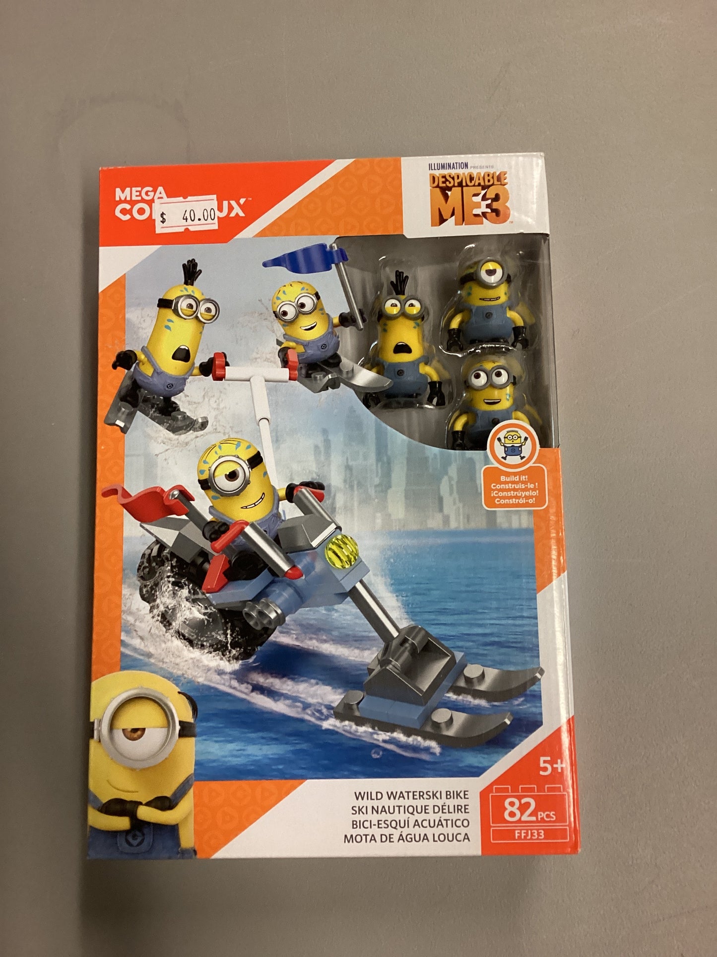 Mega Construx Despicable Me Wild Waterski Bike