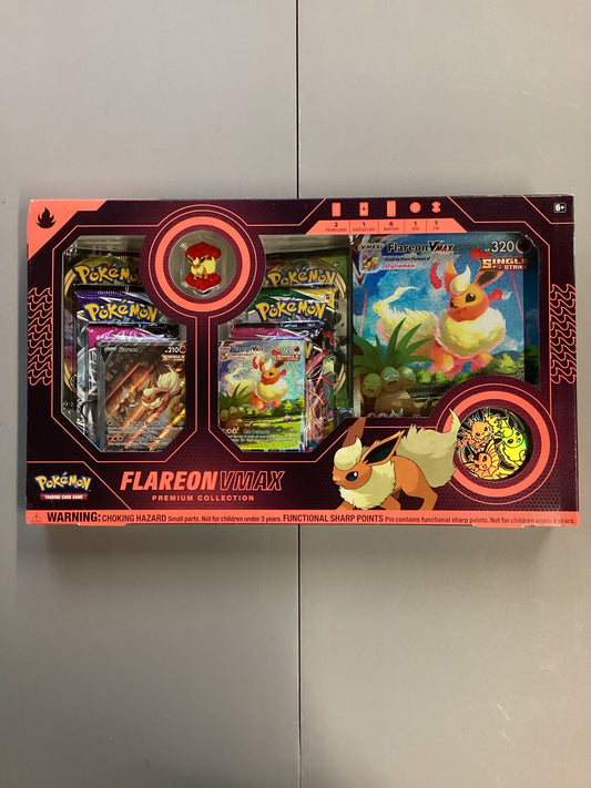 Pokemon TCG Flareon VMAX Premium Collection Box