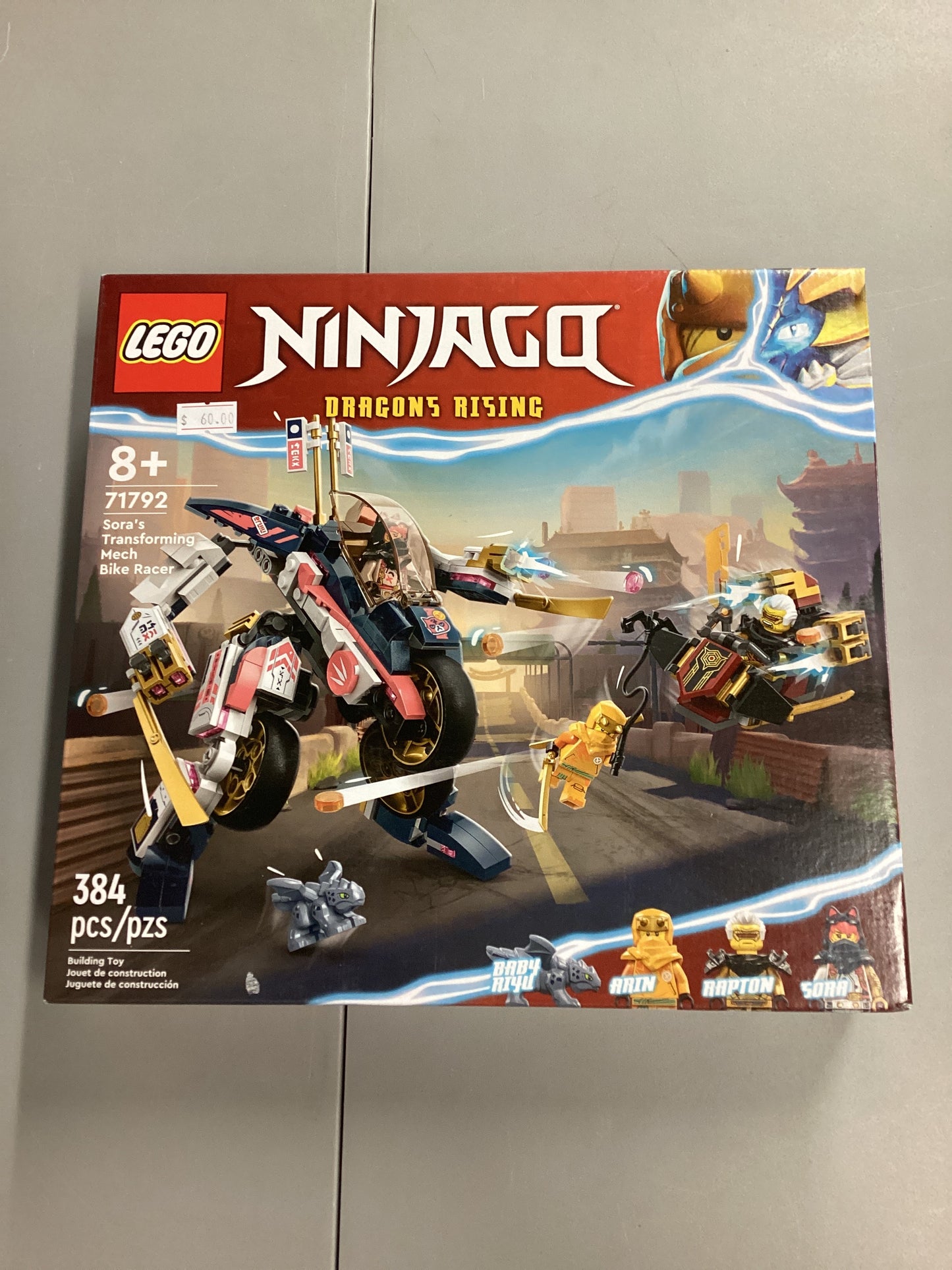 Lego Ninjago Sora’s Transforming Mech Bike Racer