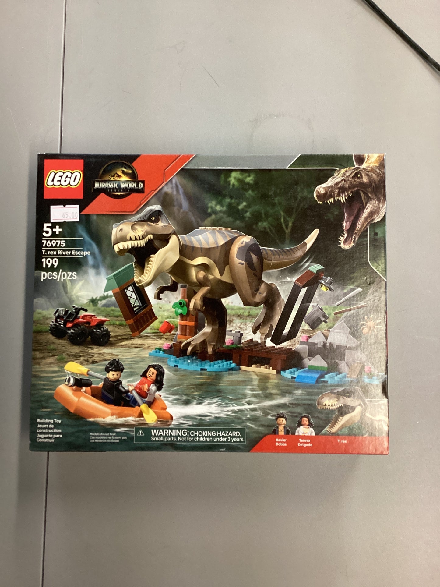 Lego Jurassic World Rebirth T. Rex River Escape (76975)