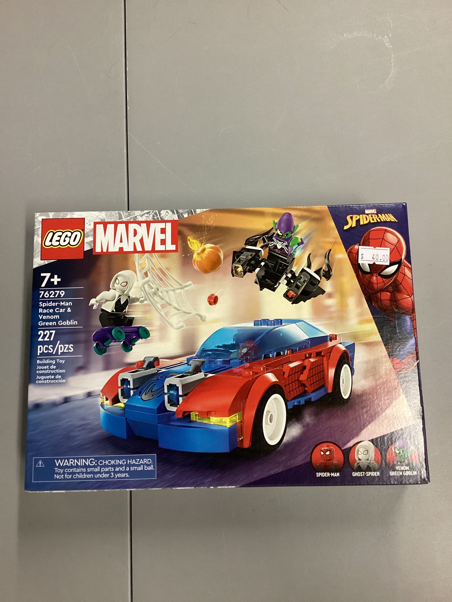 Lego Marvel Spider-Man Race Car And Venom Green Goblin (76279)