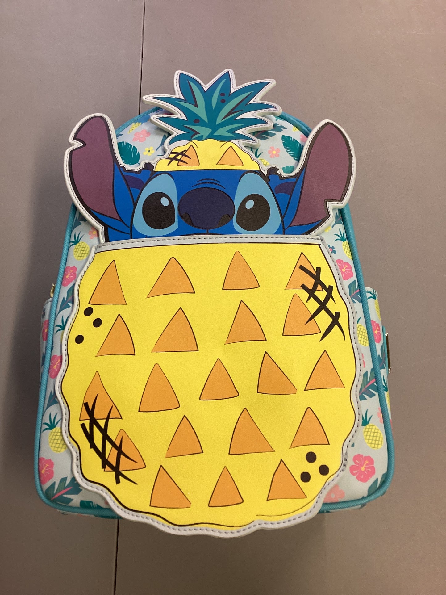 Lilo And Stitch Pineapple Stitch Loungefly Mini Backpack