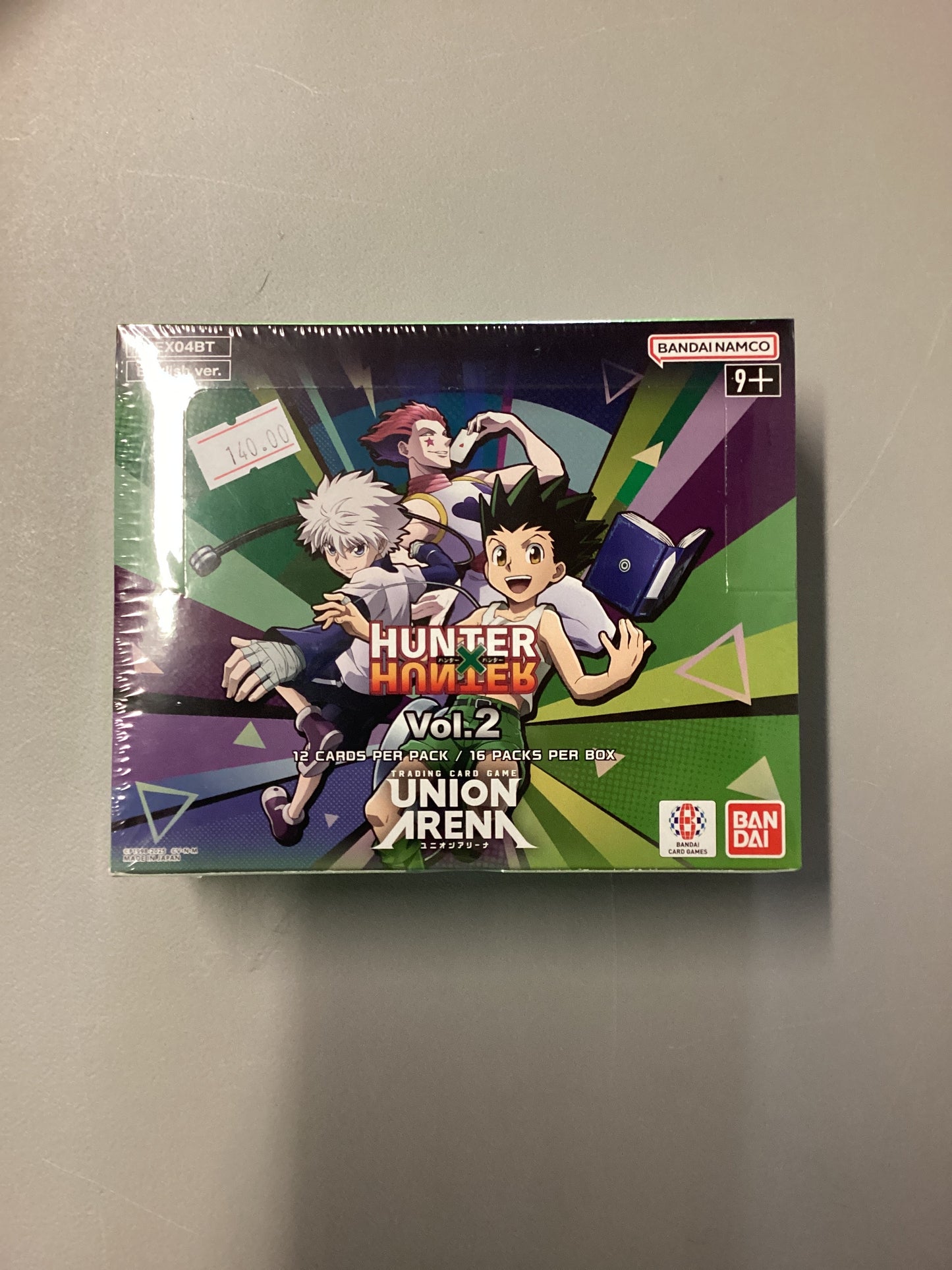 Union Arena Hunter x Hunter Volume 2 Sealed Booster Box
