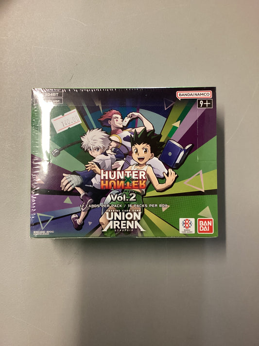 Union Arena Hunter x Hunter Volume 2 Sealed Booster Box