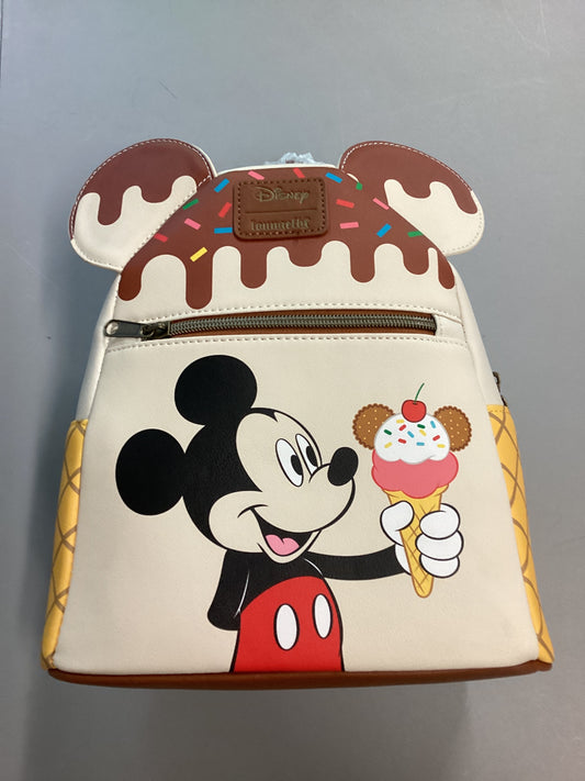 Disney Mickey Mouse And Ice Cream Bar Loungefly Mini Backpack