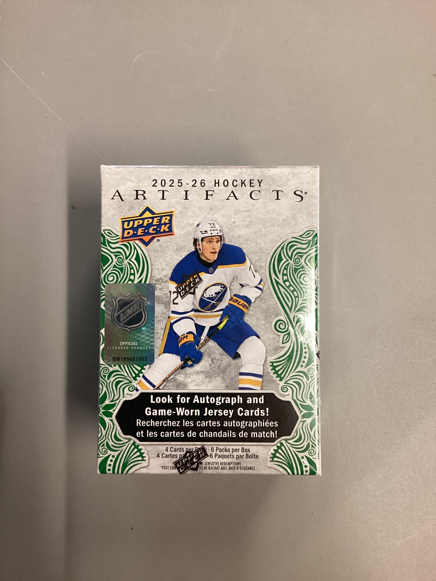 Upper Deck 2025-26 Hockey Artifacts Blaster Box