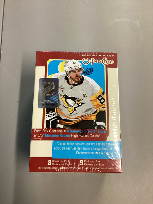 Upper Deck 2025-26 O-Pee-Chee Hockey Blaster Box