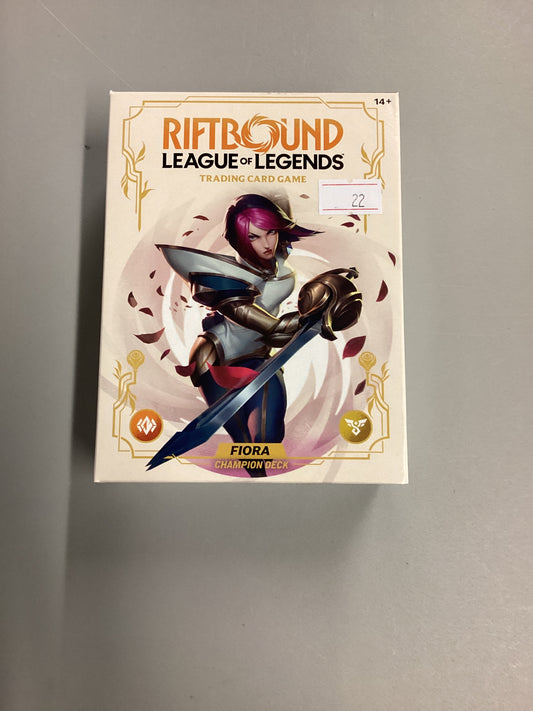 Riftbound League Of Legends Trading Card Game Sealed Fiora Champion Deck