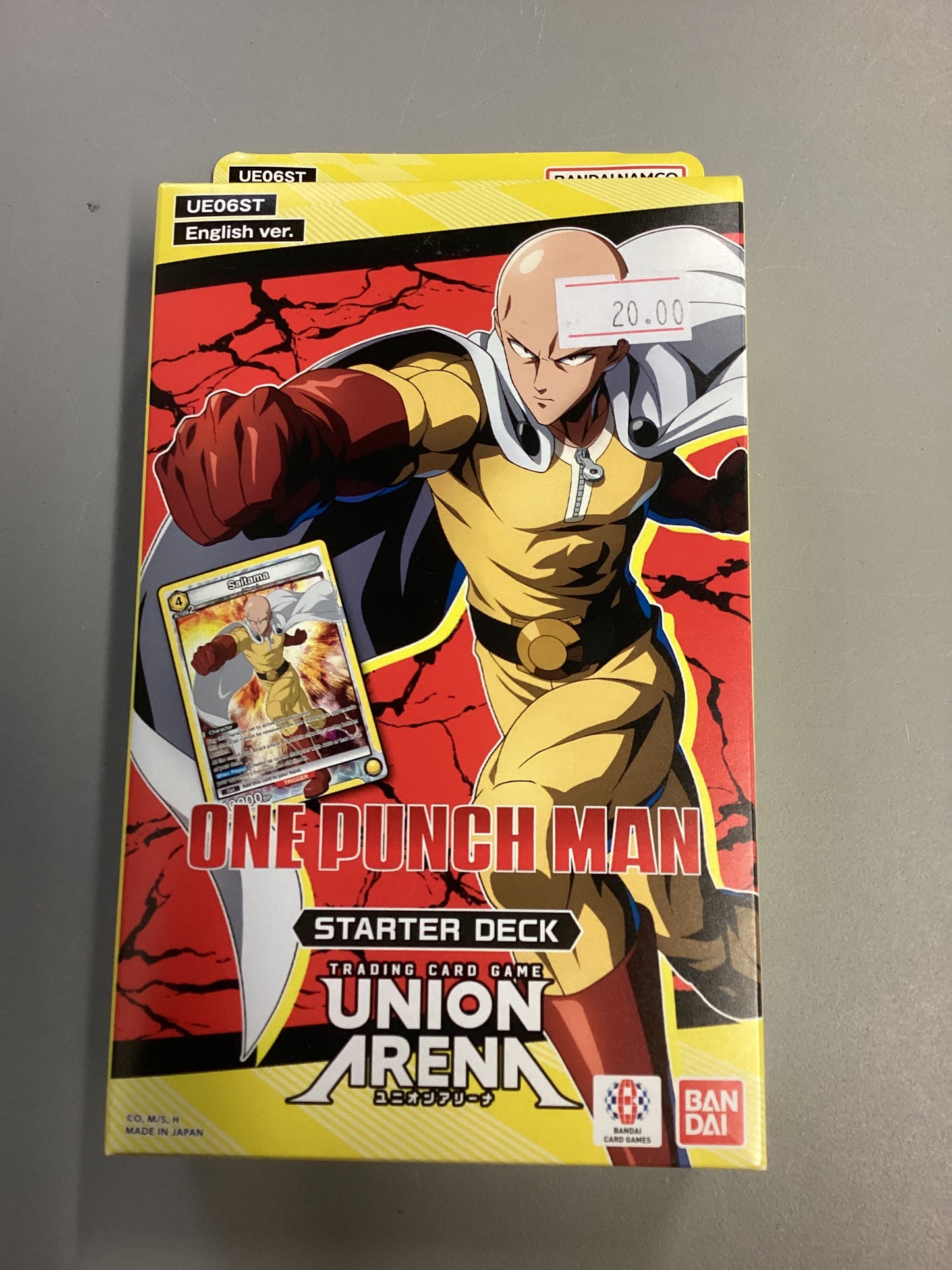Union Arena Trading Card Game Starter Deck One Punch Man