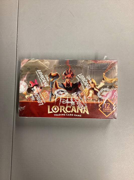 Disney Lorcana Trading Card Game Reign Of Jafar Sealed Booster Box