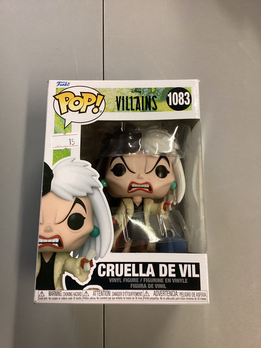 Funko Pop Disney Villains Cruella De Vil 1083