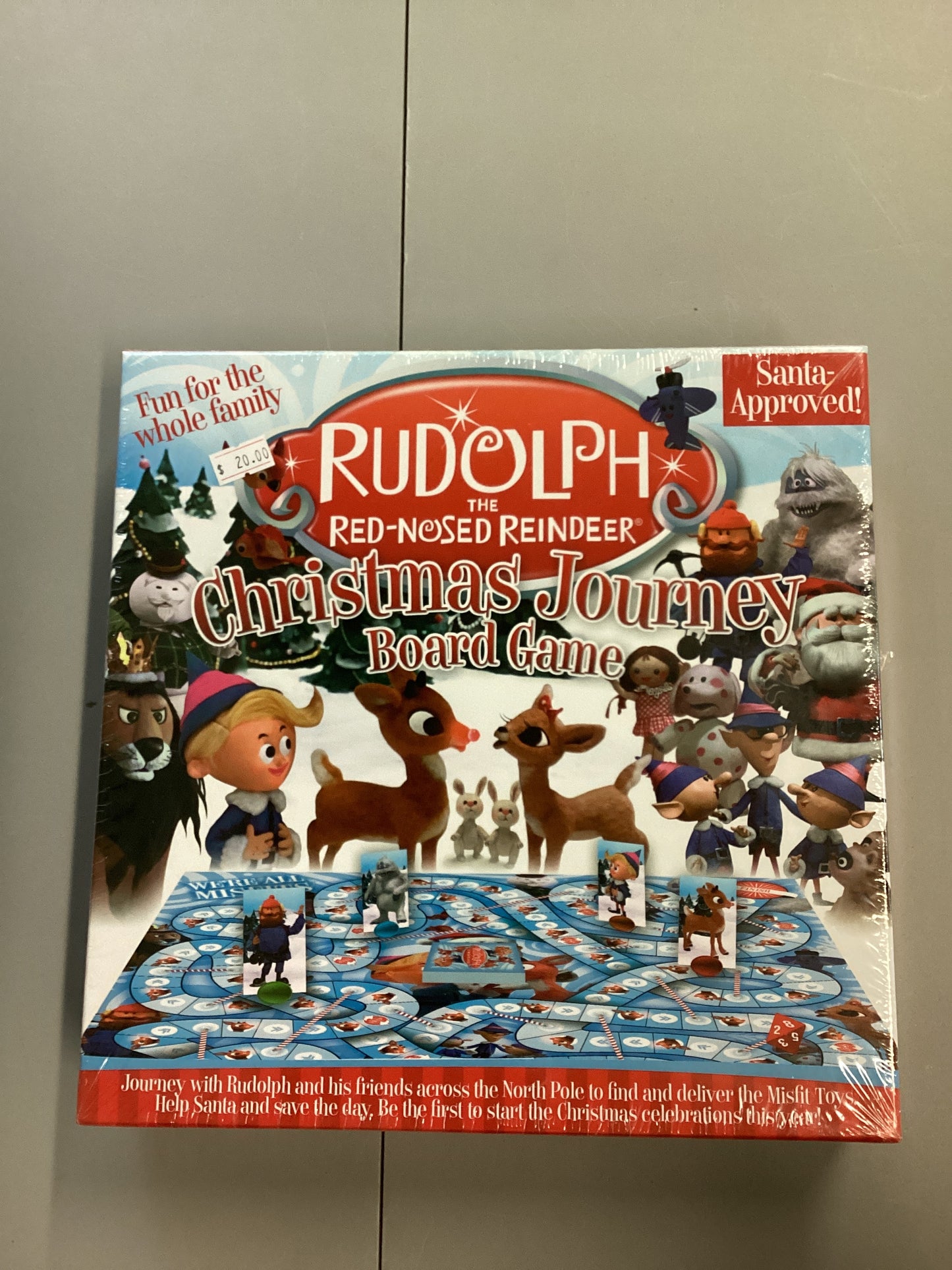 Rudolph The Red Nosed Reindeer Christmas Journey Board Game
