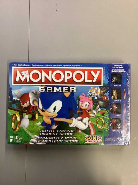 Monopoly Gamer Sonic The Hedgehog Board Game
