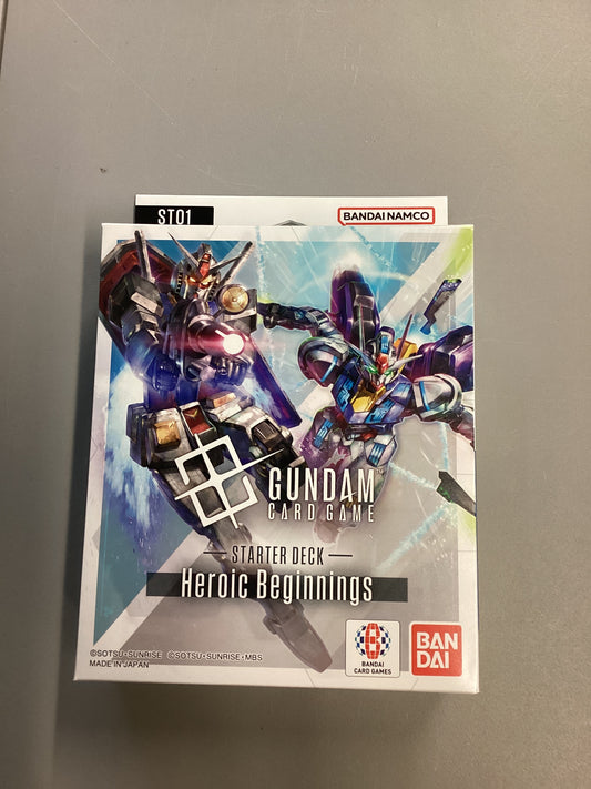 Gundam Card Game ST01 Starter Deck Heroic Beginnings