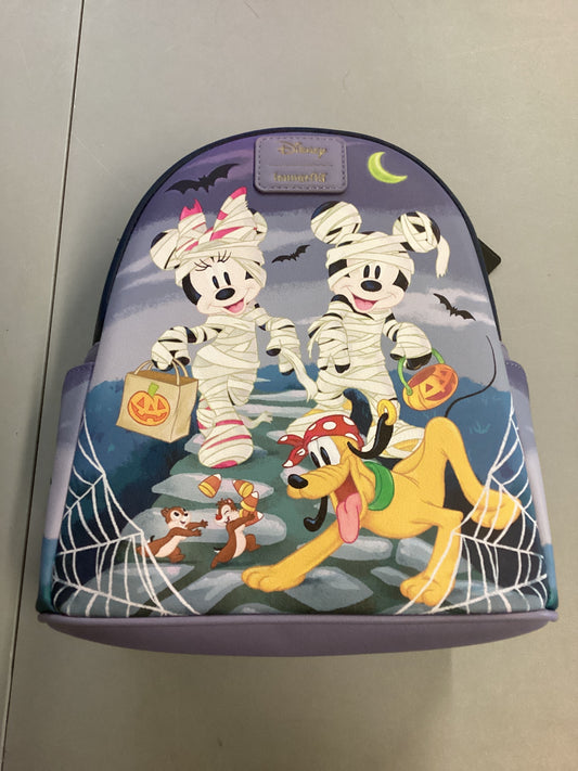 Mickey And Minnie Mouse Mummy Halloween Loungefly Mini Backpack