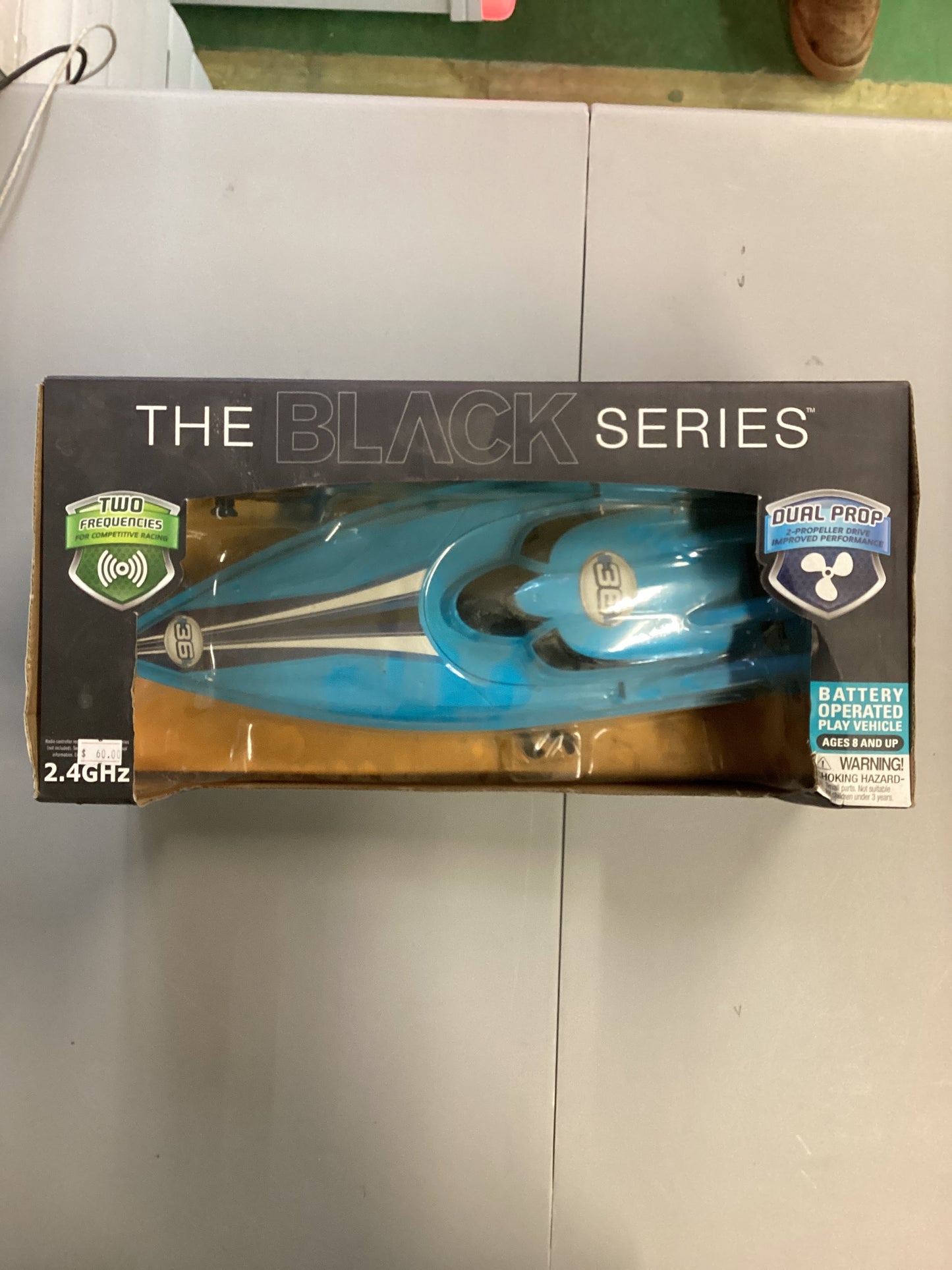 The Black Series Battery Operated RC Speedboat