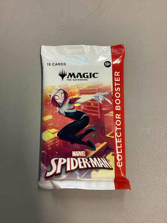 Magic The Gathering Sealed Marvel Spiderman Collector Booster Pack