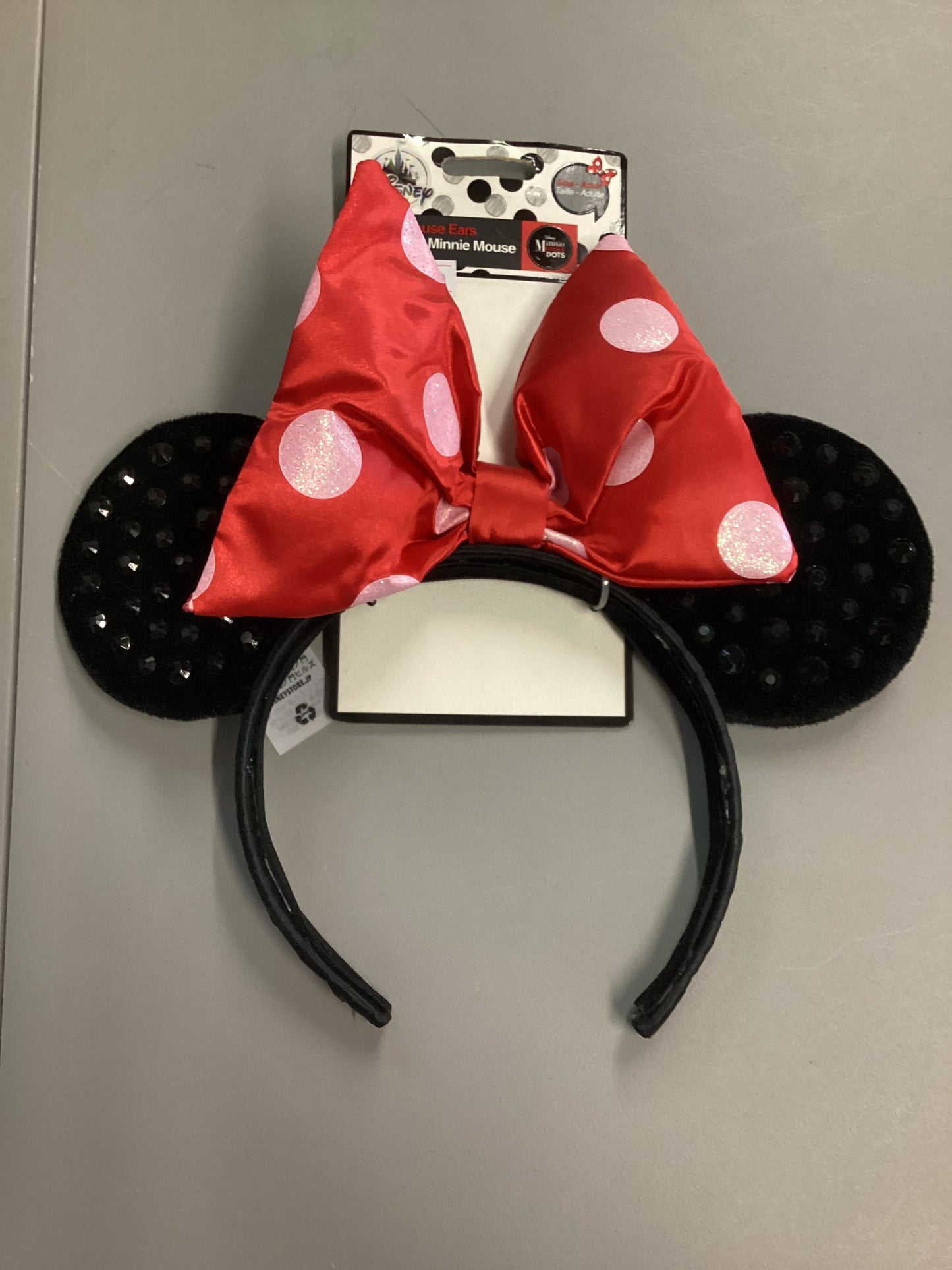 Disney Minnie Mouse Ears Headband Adult Size