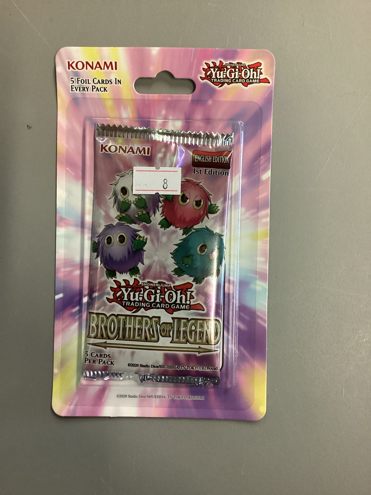 Yu-Gi-Oh! Brothers Of Legend 1st Edition Booster Pack Blister