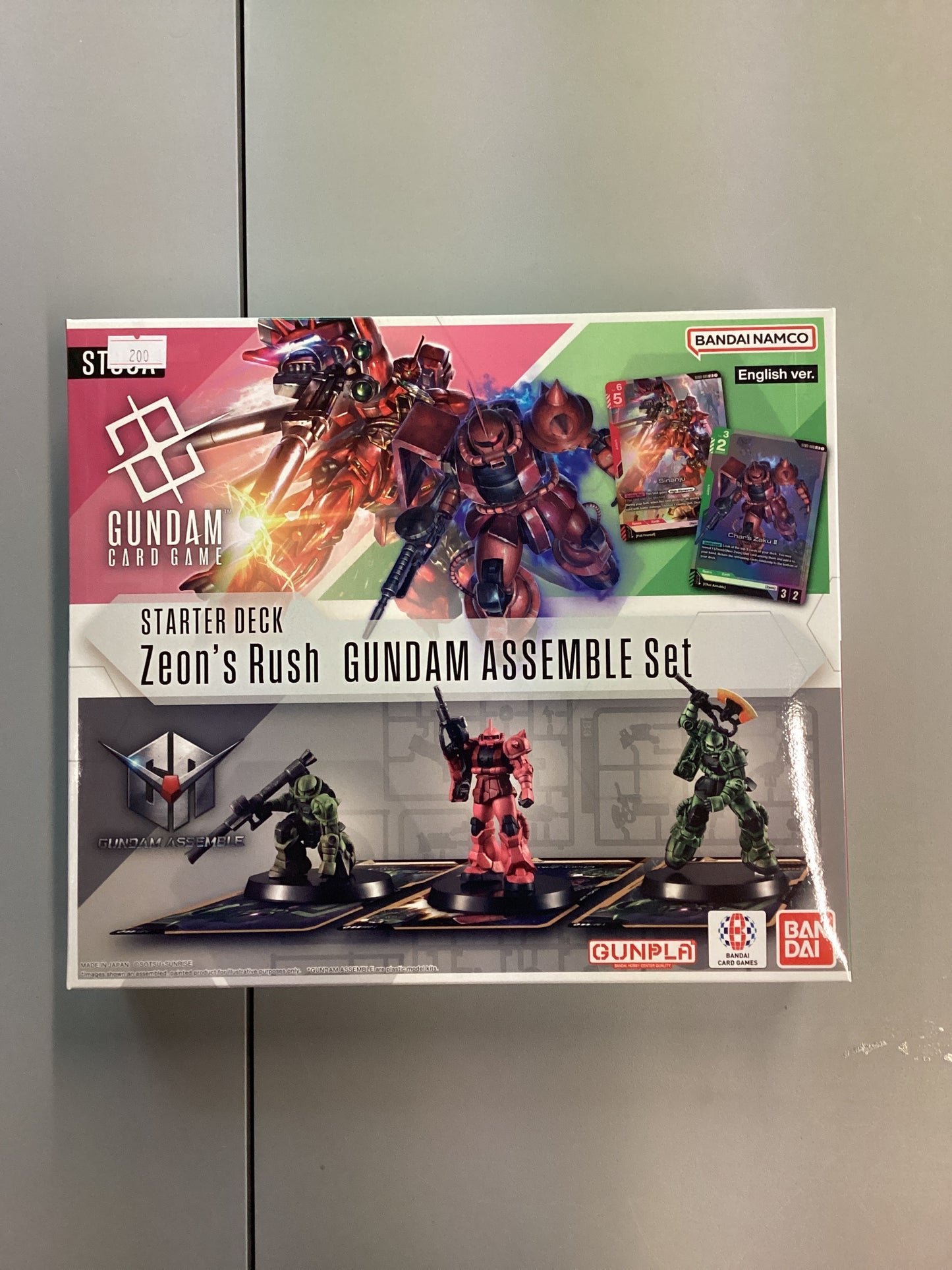 Gundam Card Game Starter Deck Zeons Rush Gundam Assemble Set