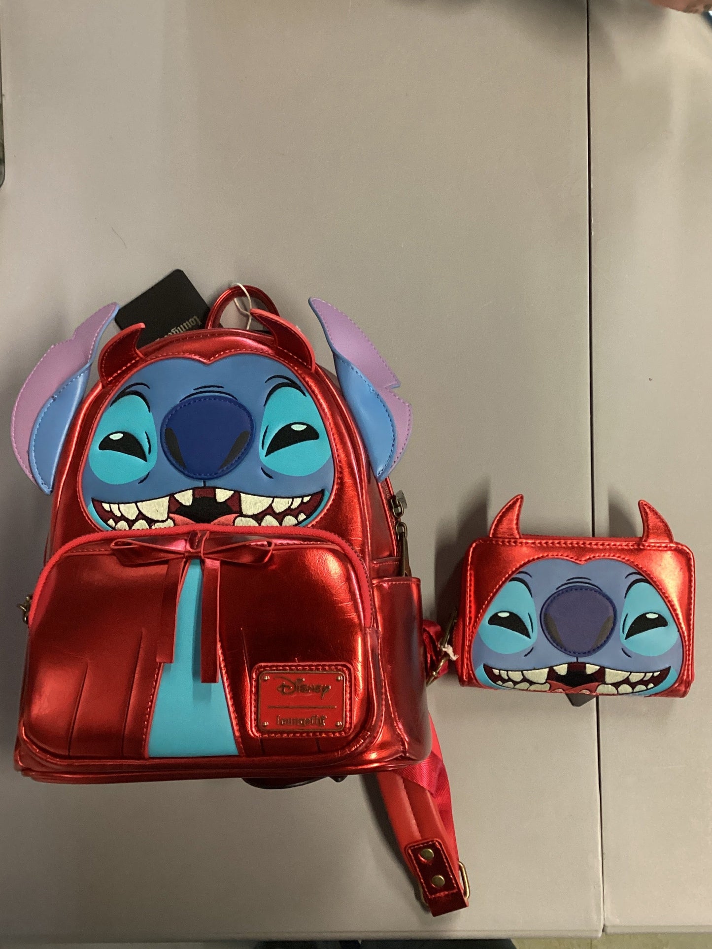 Lilo And Stitch Devil Stitch Mini Backpack And Wallet
