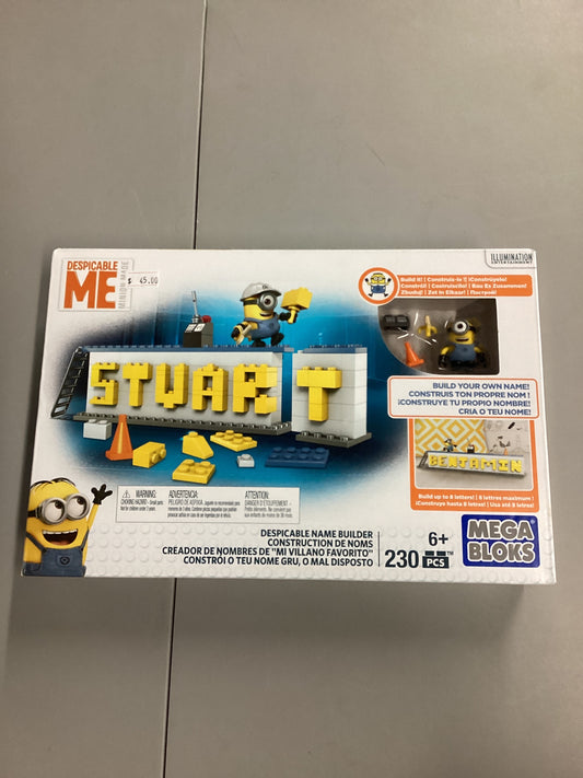 Mega Bloks Despicable Me Build Your Own Name