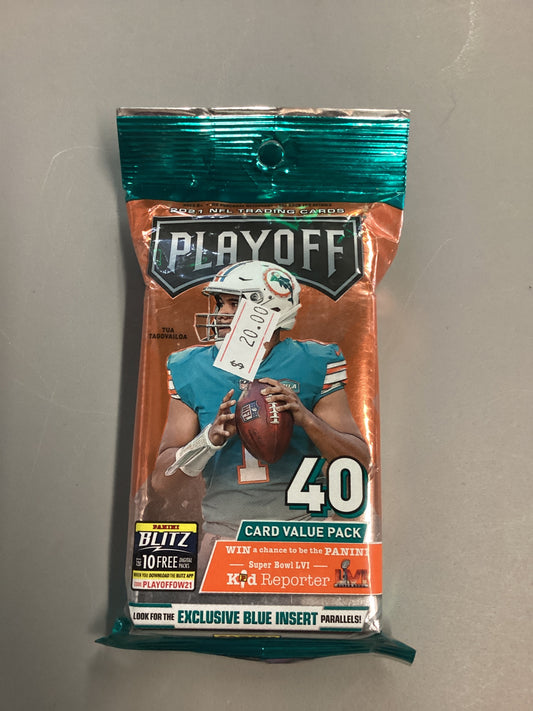 Panini 2021 Playoff Football Fat Booster Pack