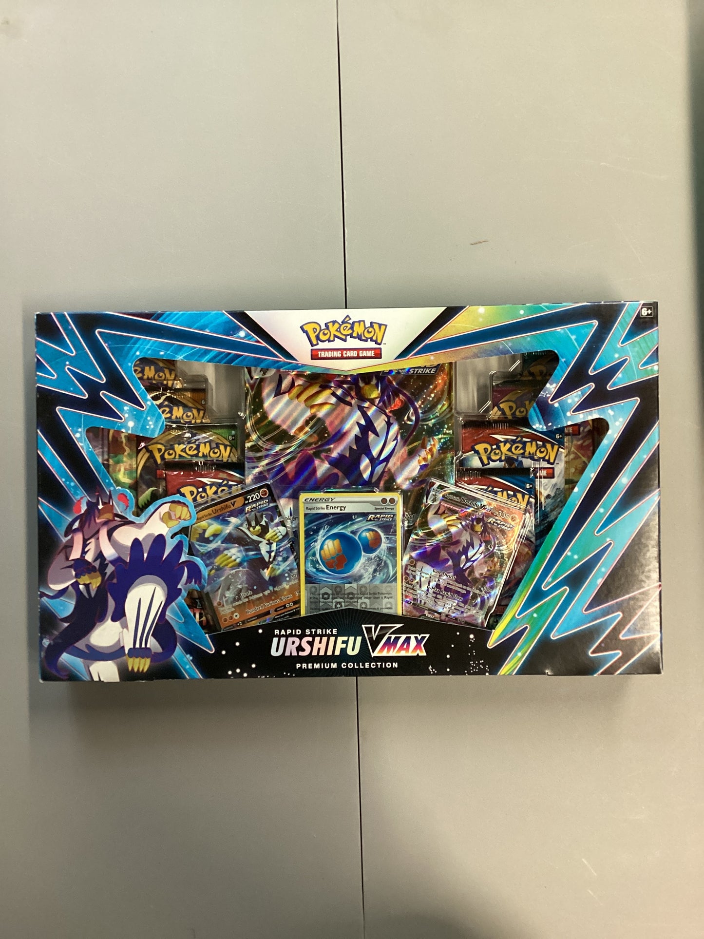 Pokemon TCG Rapid Strike Urshifu VMAX Premium Collection Box