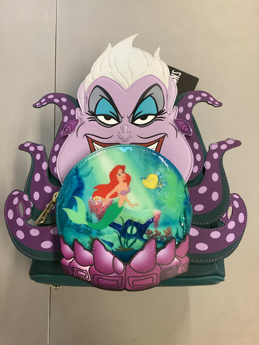 Disney Villains Ursula Crystal Ball Loungefly Mini Backpack