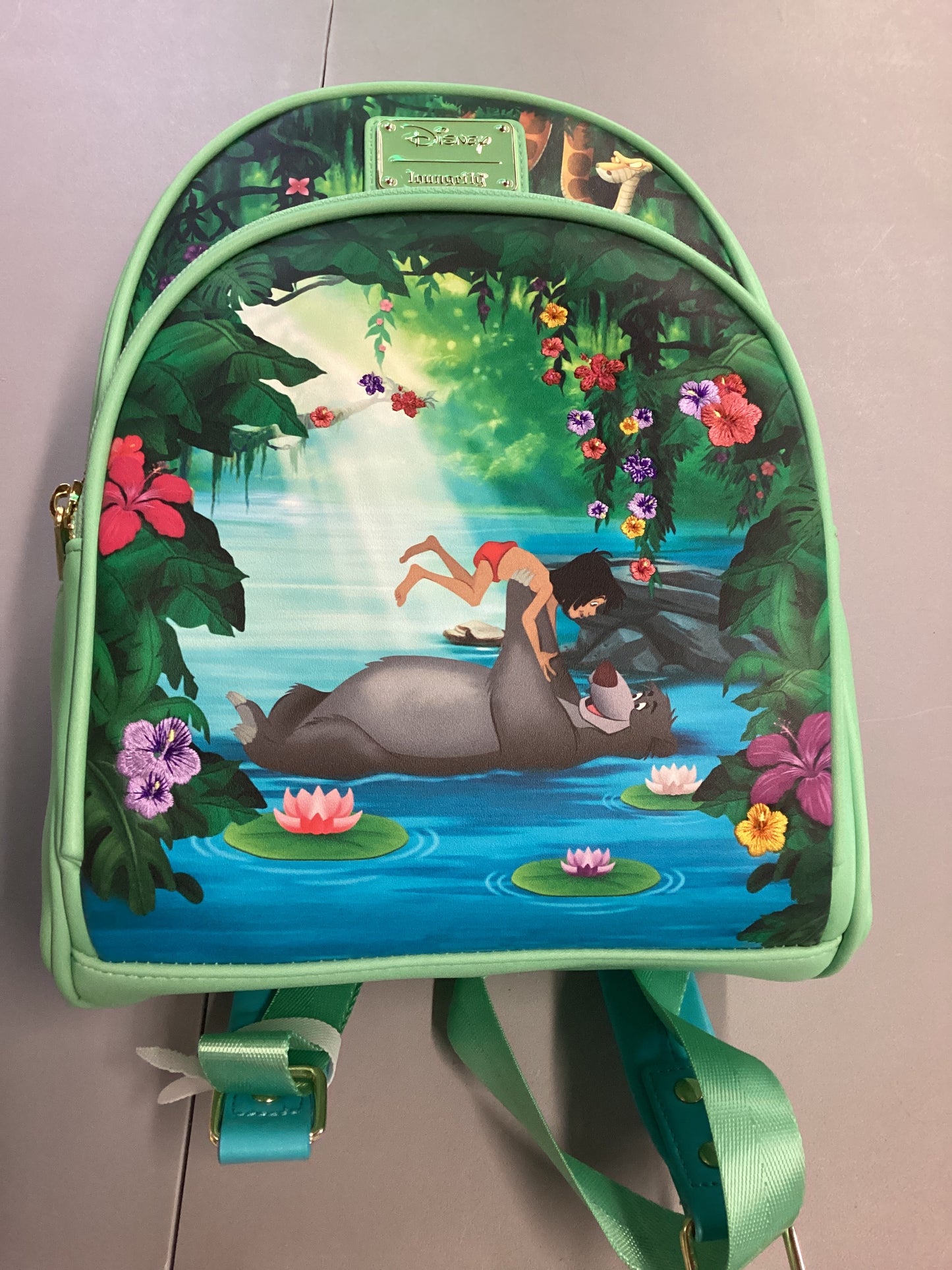 Disney The Jungle Book Mowgil And Baloo Loungefly Mini Backpack
