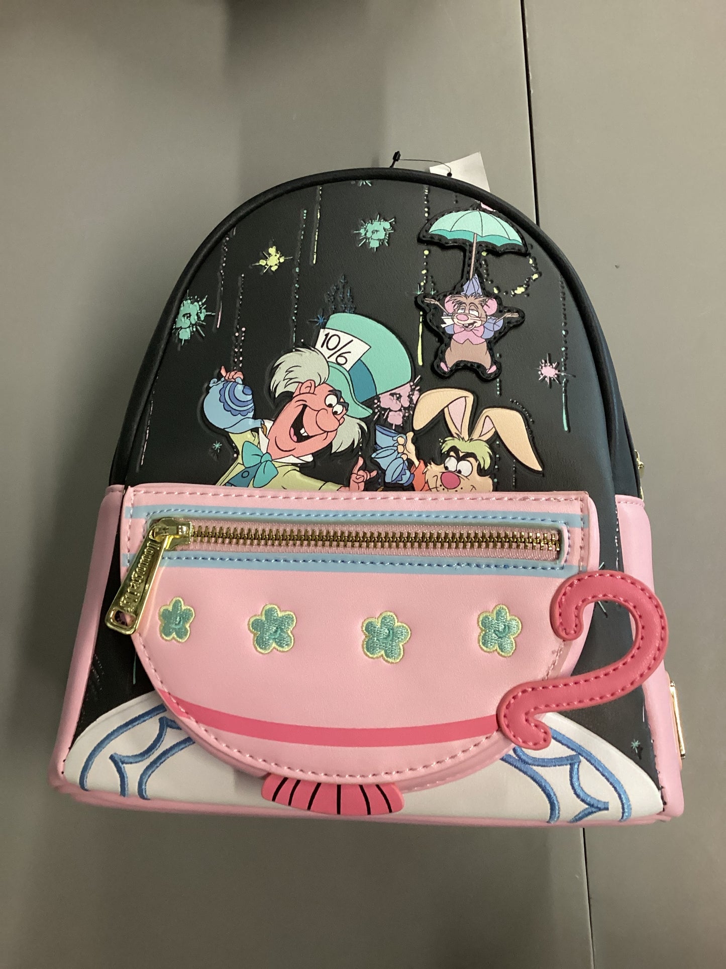 Alice In Wonderland Mad Hatter Tea Party Loungefly Mini Backpack