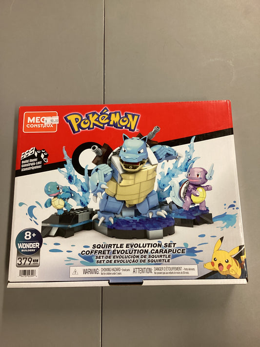 Mega Construx Pokemon Squirtle Evolution Set