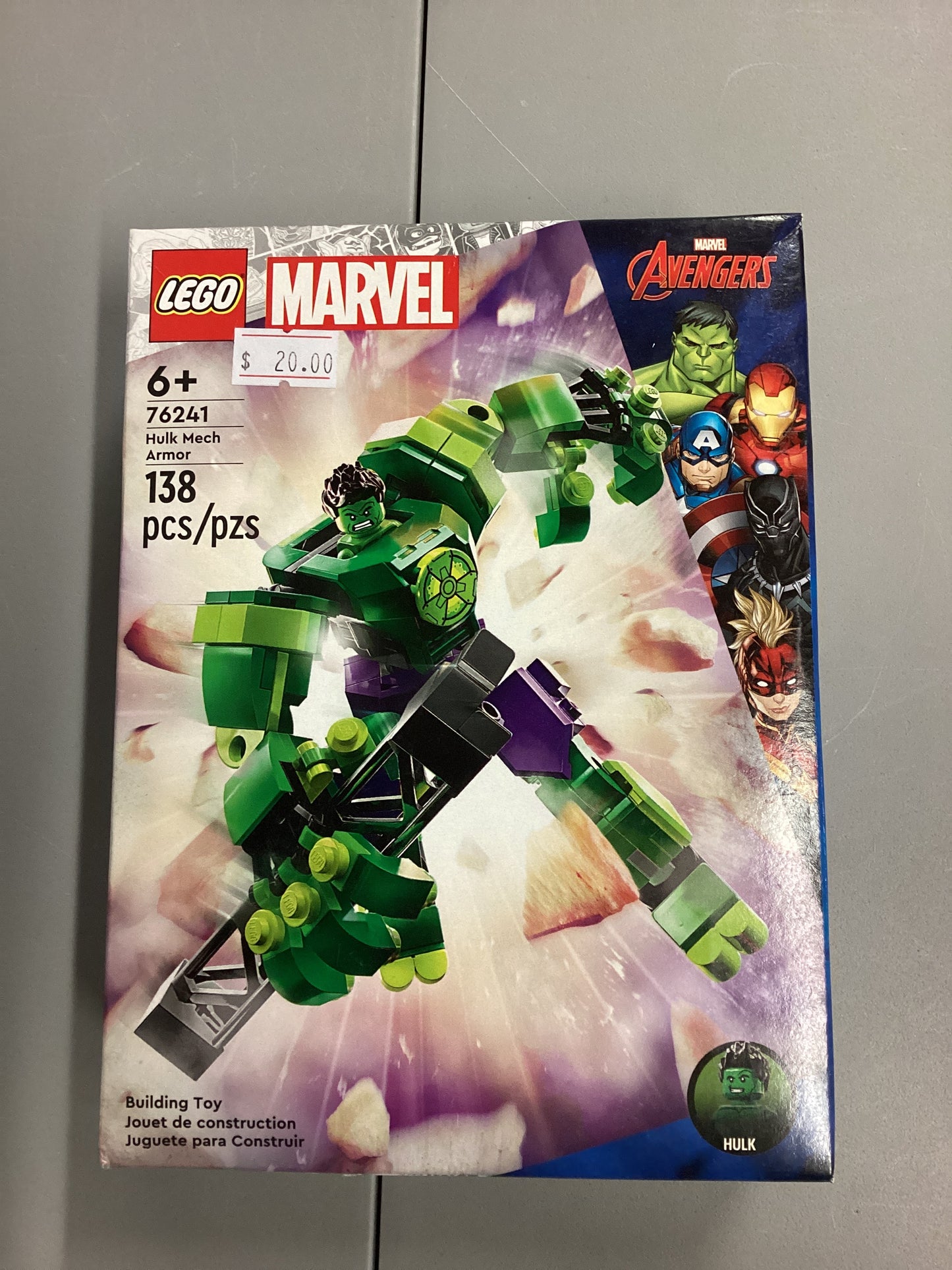 Lego Marvel Hulk Mech Armor (76241)