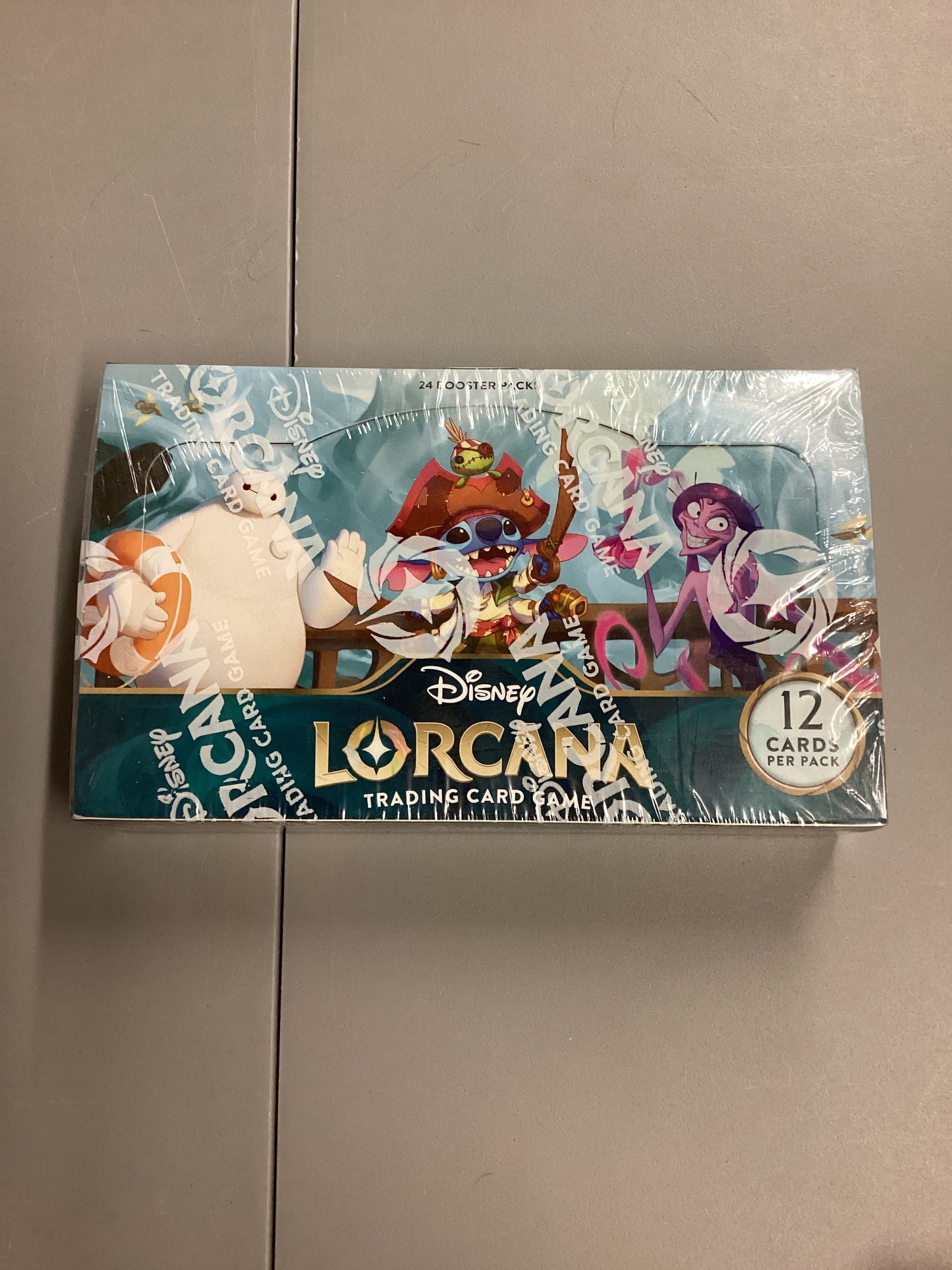 Disney Lorcana Trading Card Game Azurite Seas Sealed Booster Box
