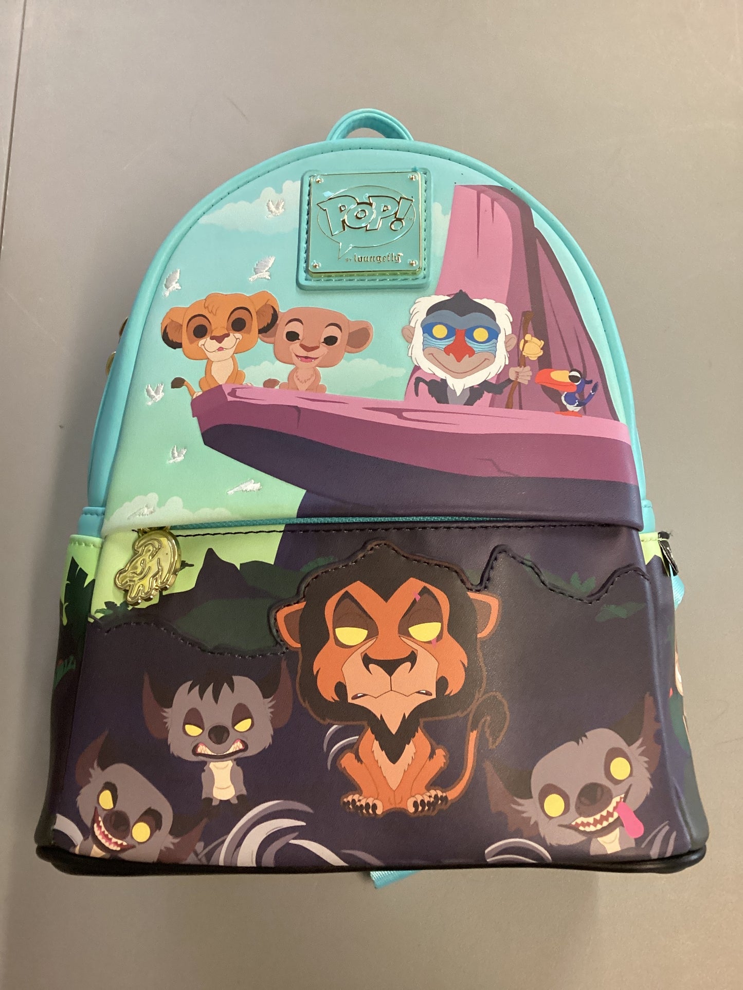 The Lion King Pop! Pride Rock Loungefly Mini Backpack