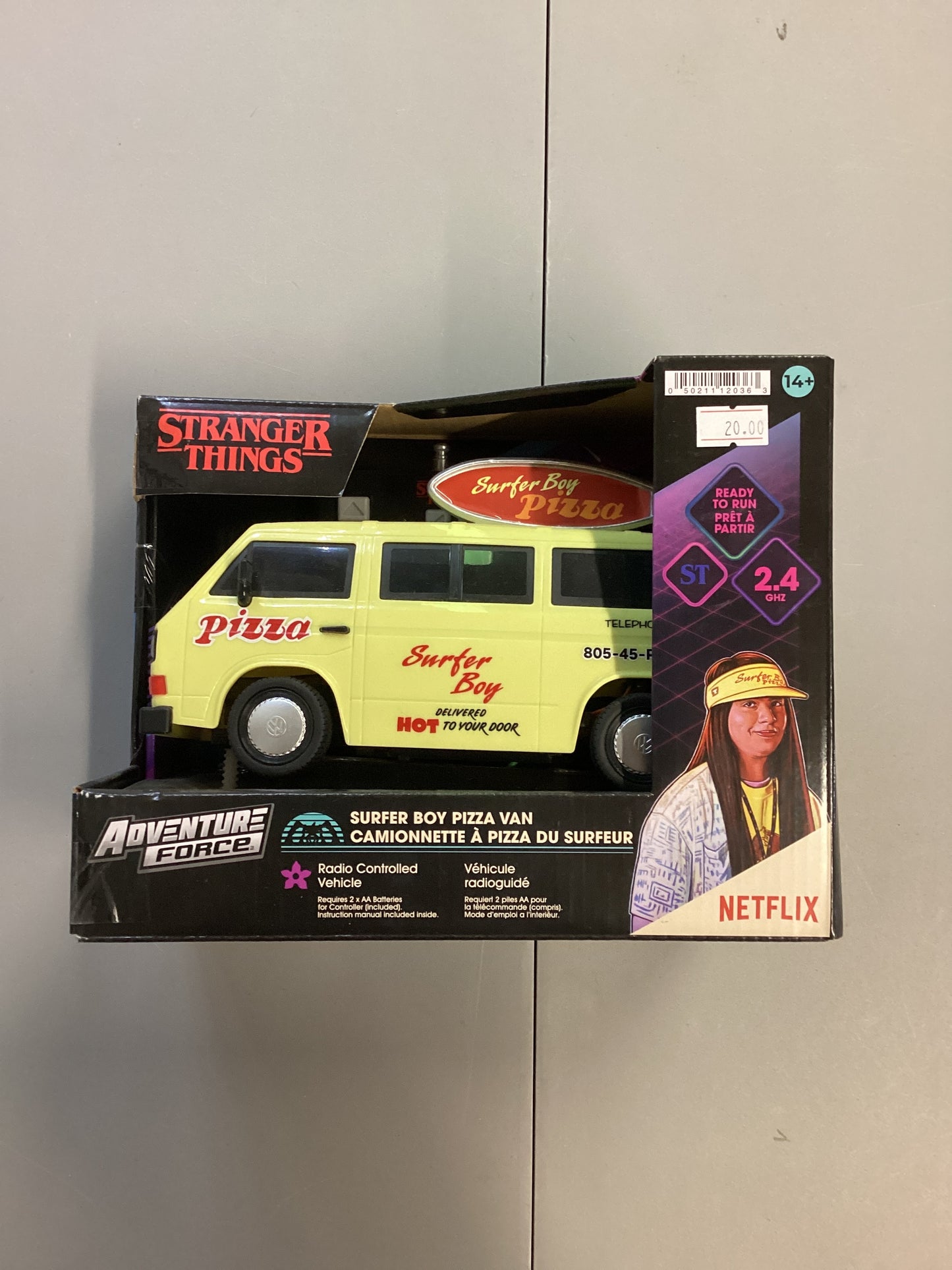 Adventure Force Stranger Things Surfer Boy Pizza Van