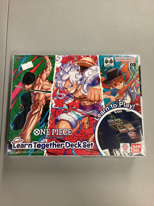 One Piece Card Game Learn Together Deck Set Sealed