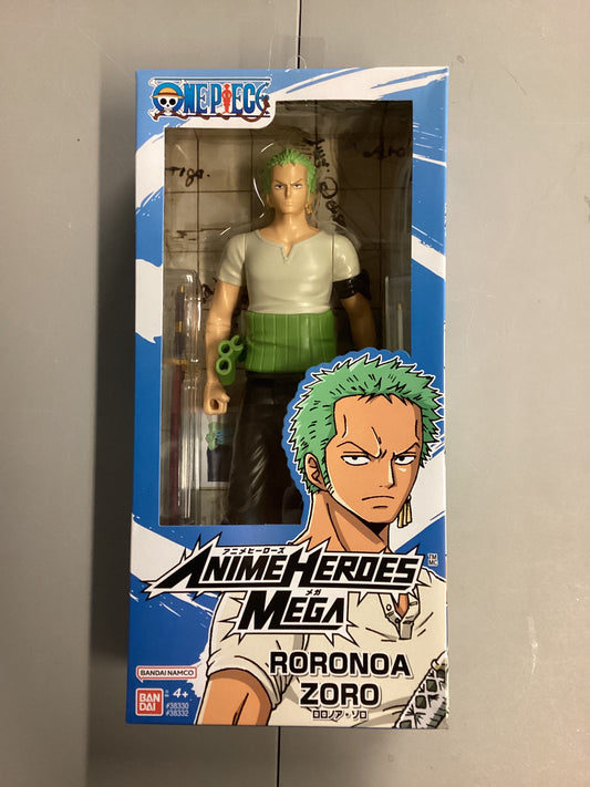 Bandai Namco Anime Heroes Mega One Piece Roronoa Zoro Action Figure